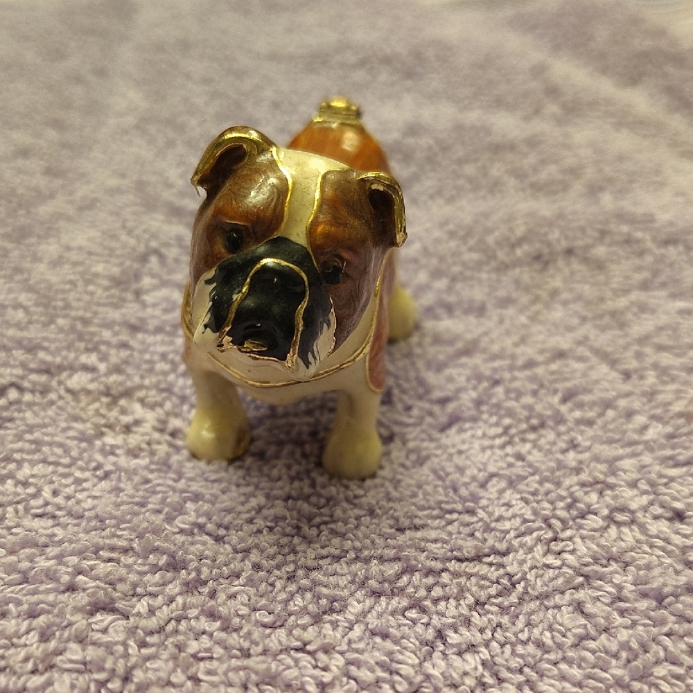 Charming Bulldog Figurine